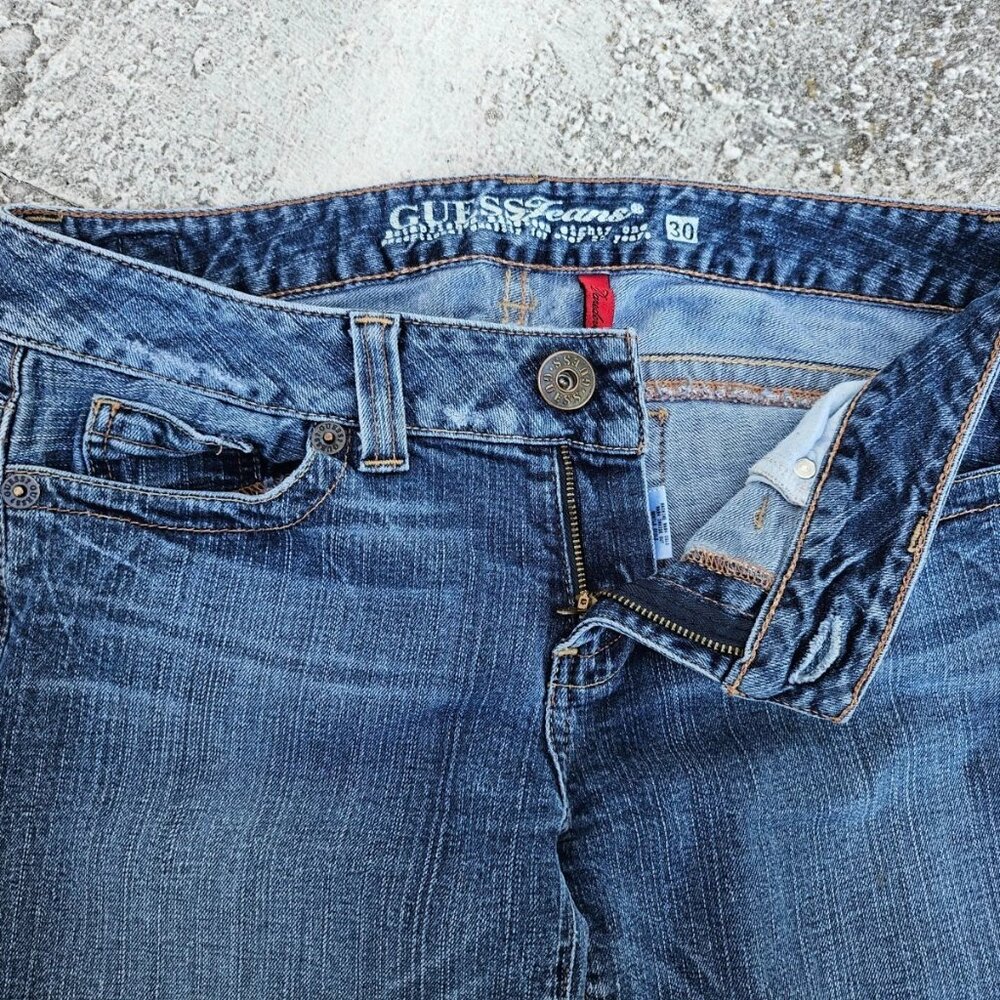Guess Jeans Women Denim Jeans Blue Cotton Slim Fit Jean Size 30 - Picture 11 of 13